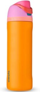 Owala FreeSip Insulated Stainless Steel Water Bottle with Straw for Sports, Travel, and School BPA-Free Sports Water Bottle, 24 oz, Tropical