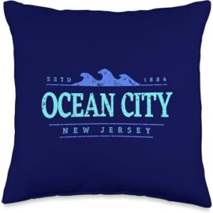 Ocean City New Jersey | Ocean City NJ Shoreline Throw Pillow