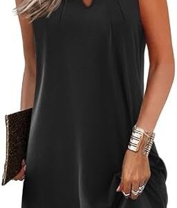 AI'MAGE Womens Sleeveless Swimsuit Cover Up Tank Bathing Suit Coverups T Shirt Beach Dress