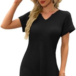 Beach Swimsuit Coverup for Women V Neck Swimwear Twisted Dresses Bathing Suit