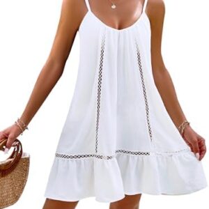 Blooming Jelly Womens Bathing Suit Cover Up Swim Beach Dresses Cover Ups Spaghetti Straps Swimsuit Coverups 2025