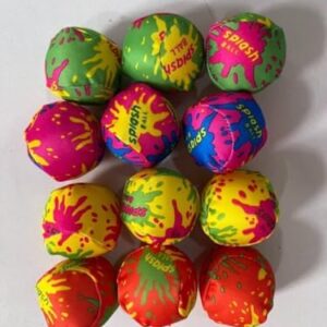 12 PCS 2 inches Water Splash Balls, Mini Beach Absorbent Ball, Splash Balls for Pools, Water Ball for Beach Party Favors, Children Summer Soaking Games