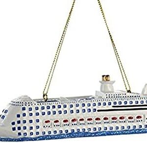 Kurt Adler Cruise Ship Christmas Ornament